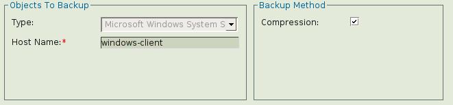 Fig. 3 Adding Windows System State backup to a backup set