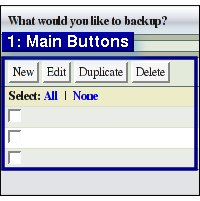 Fig 2. Main Buttons