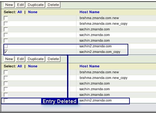 Fig 2B. Deleted Entry