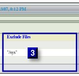 Fig. 2 C  Exclude Files