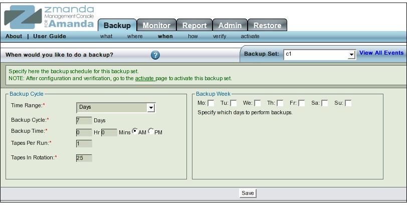 Fig. 1 Backup When  Overview