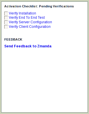 Activate Checklist Panel Ticked