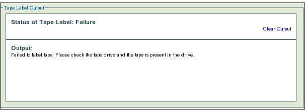 Fig. 5   Failure Label Output panel