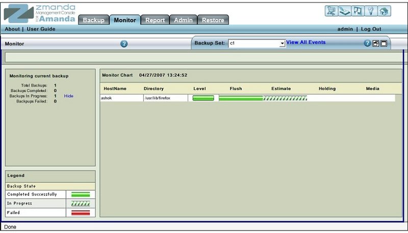 Fig. 1 Overview Monitor Page