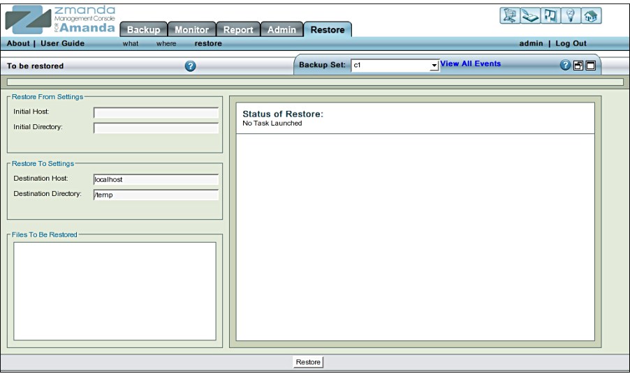 Run Restore Overview