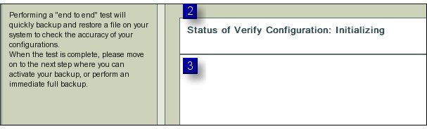 Fig. 3 Progress Verifying Configuration