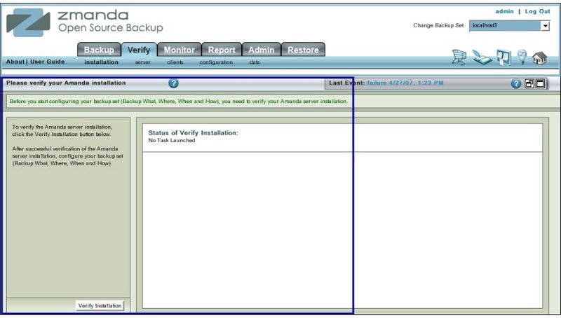 Fig. 1 Overview Verify Installation